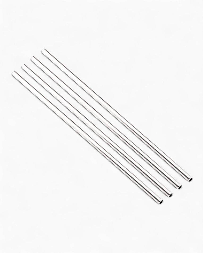 24Bottles Paslanmaz Çelik Pipet Seti Çelik