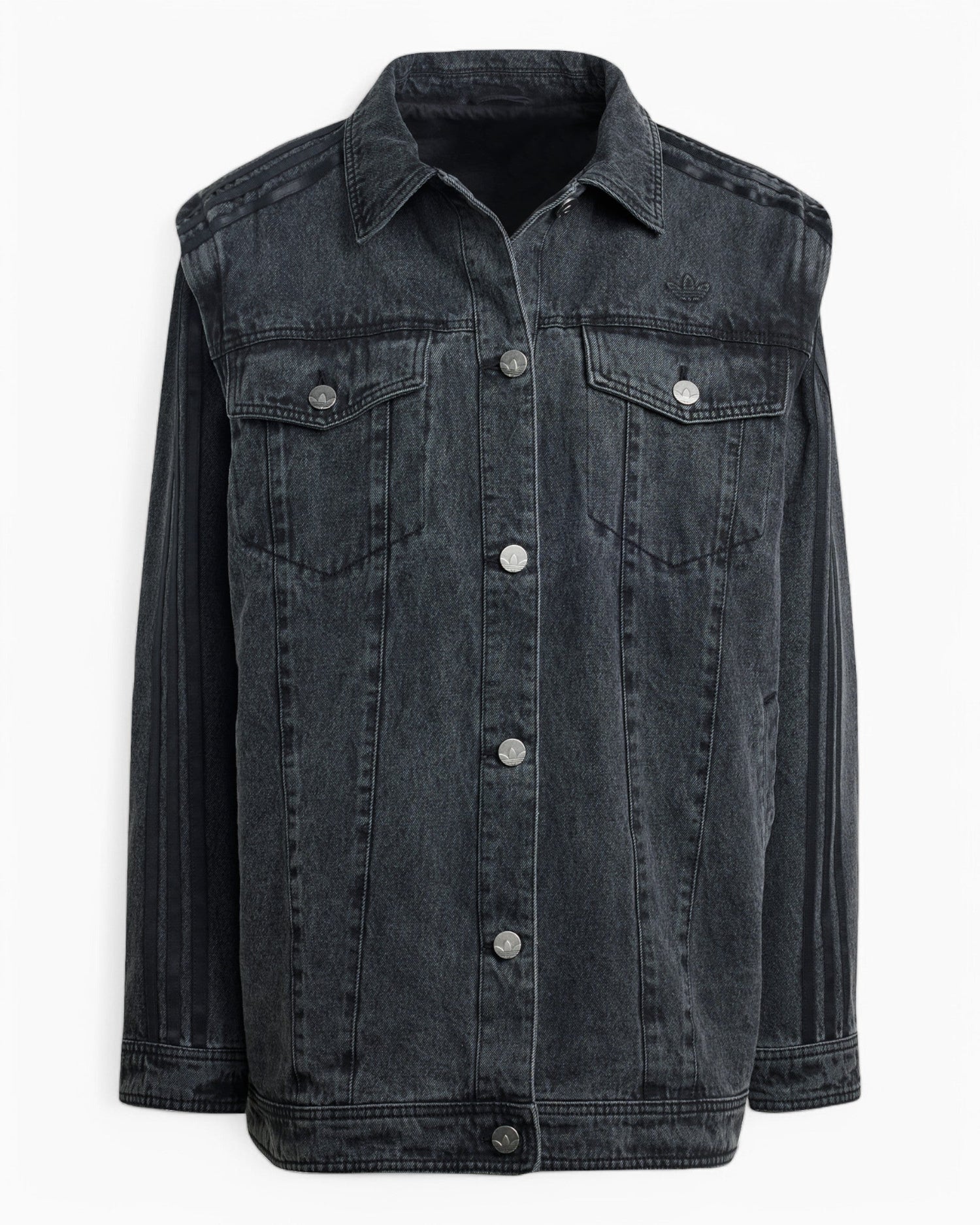 adidas Originals Adilenium Season 3 Two-In-One Kadın Denim Gömlek Ceket Black