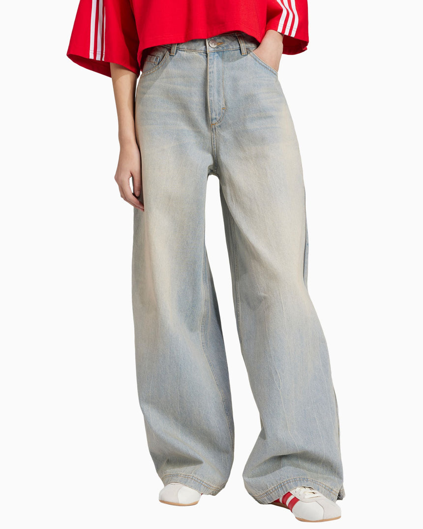 adidas Originals Adilenium Season 3 Zip Washed Kadın Denim Pantolon
