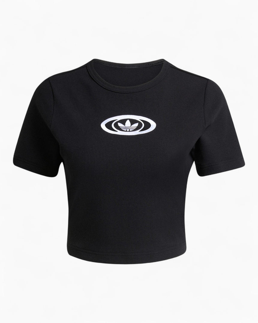 adidas Originals Campus 2000 Back Cut Out Rib Kadın T-Shirt Black