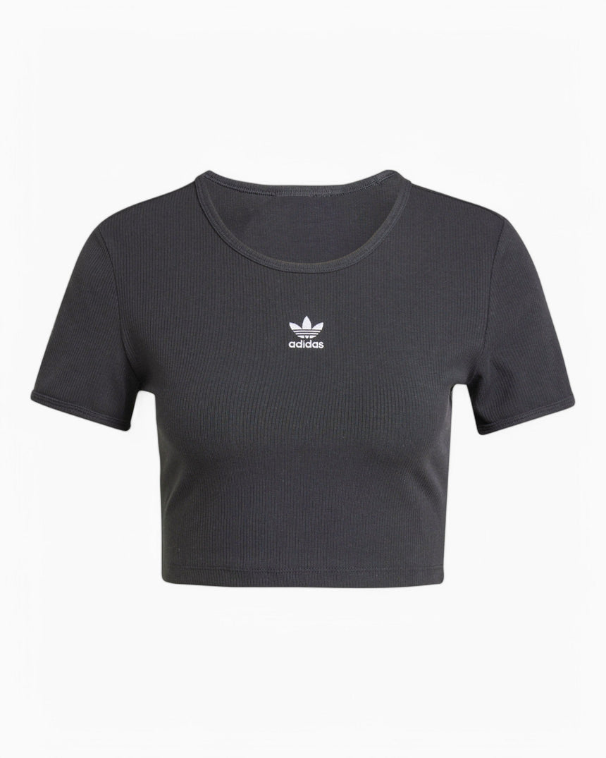 adidas Originals Essentials Ribbed Kadın T-Shirt Black