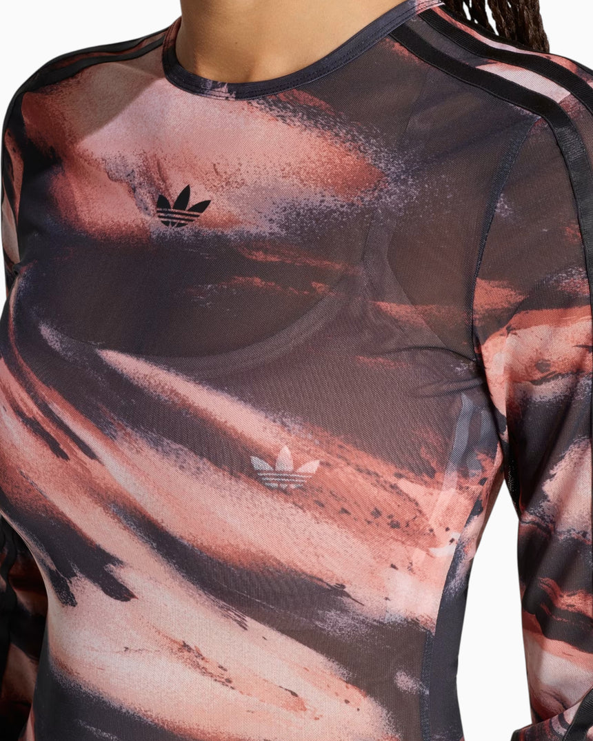 Graphic Mesh Kadın T-Shirt