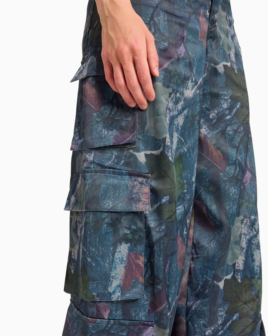 adidas Originals Leaf Camo Print Satin Cargo Kadın Pantolon