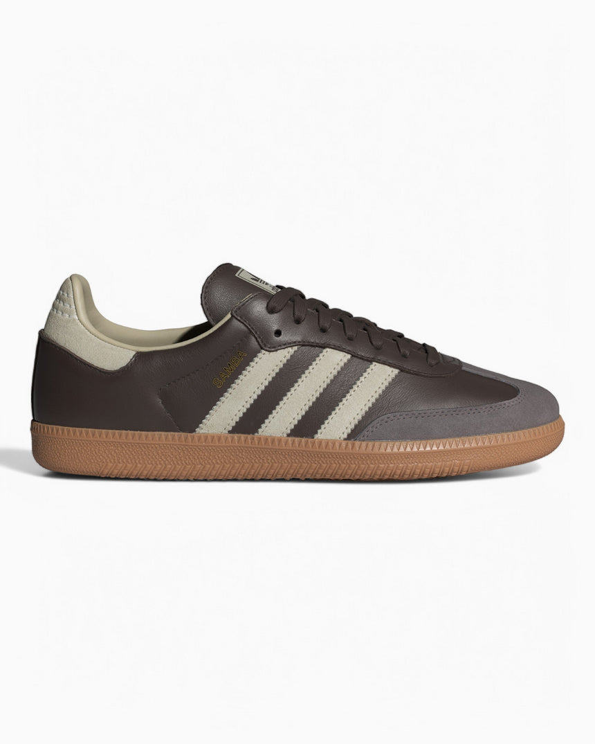 adidas Originals Samba OG Kadın Sneaker Brown/Putty Grey/Gold Met.