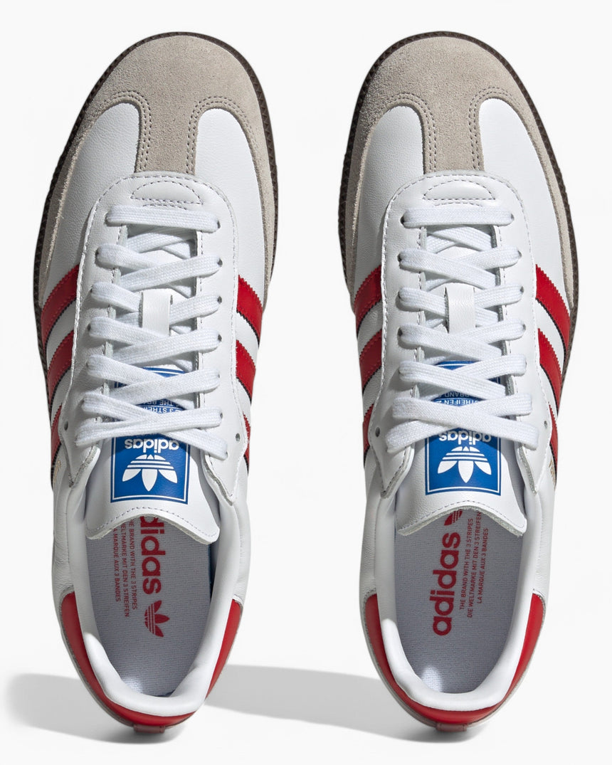 adidas Originals Samba OG Kadın Sneaker Cloud White/Better Scarlet/Supplier Colour