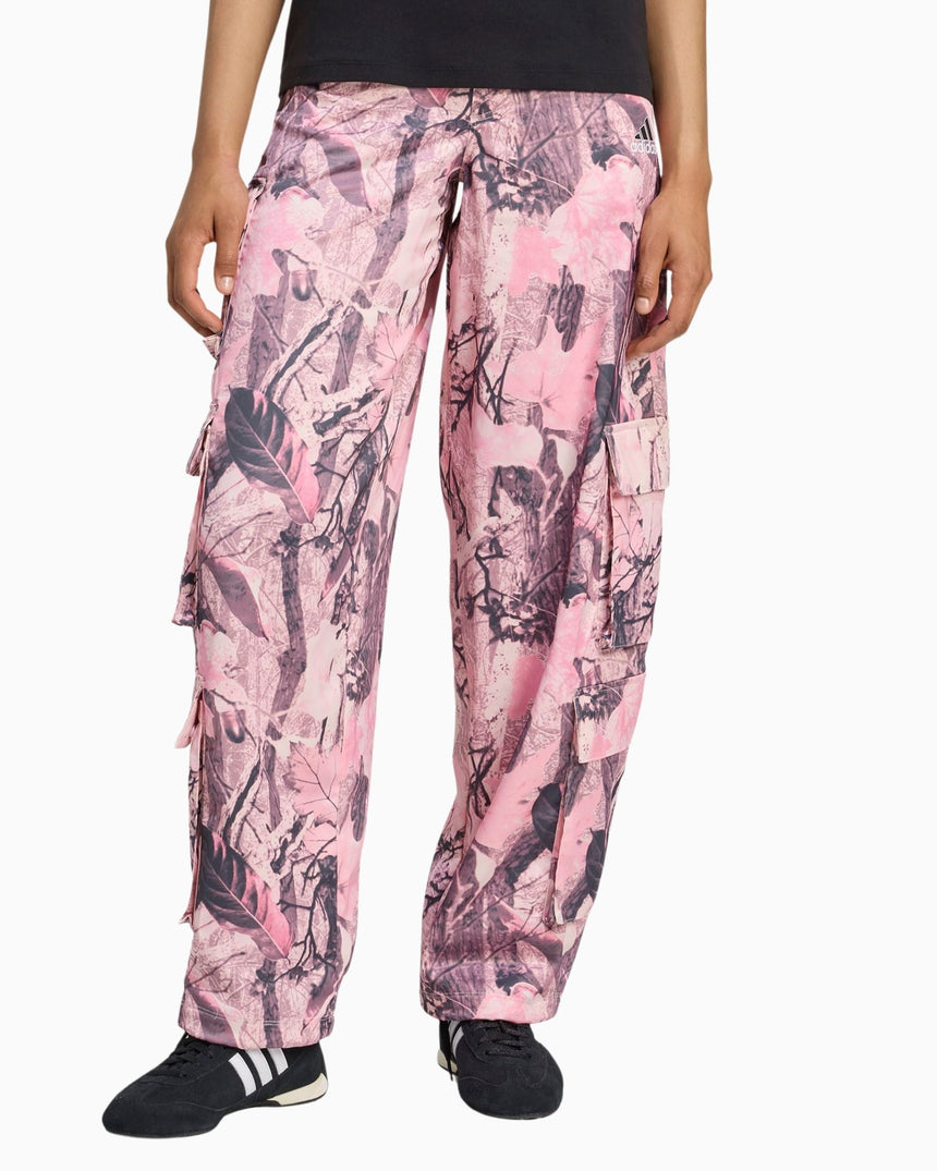 adidas Originals Leaf Camo Print Satin Cargo Kadın Pantolon