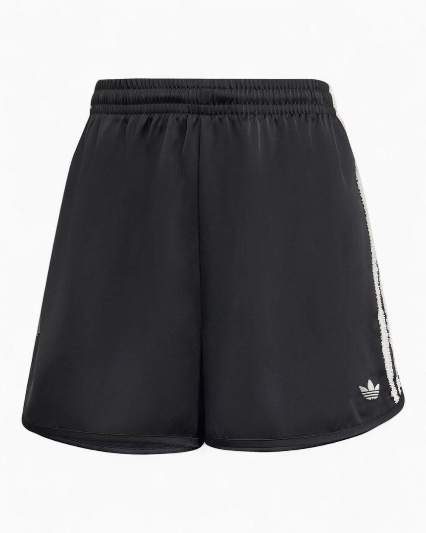 adidas Originals Satin Shorts Ruffle 3-Stripes Kadın Şort Black