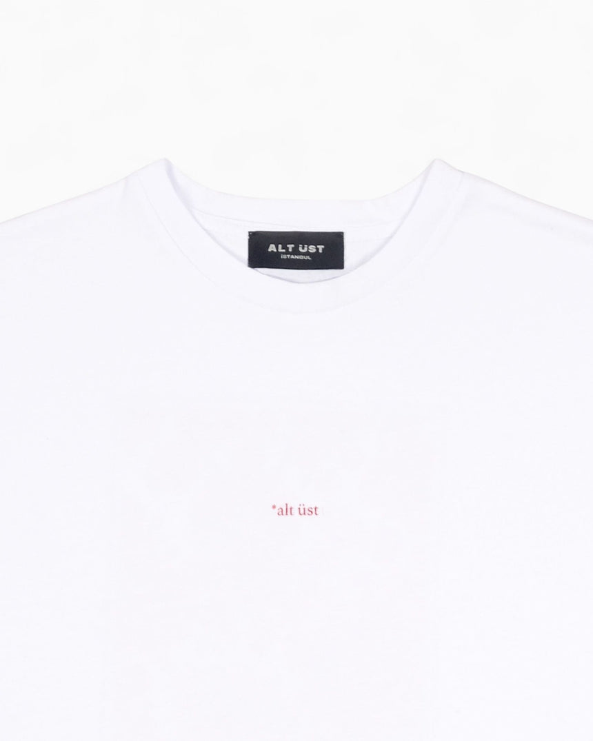 Alt Üst Cross Stitch T-Shirt