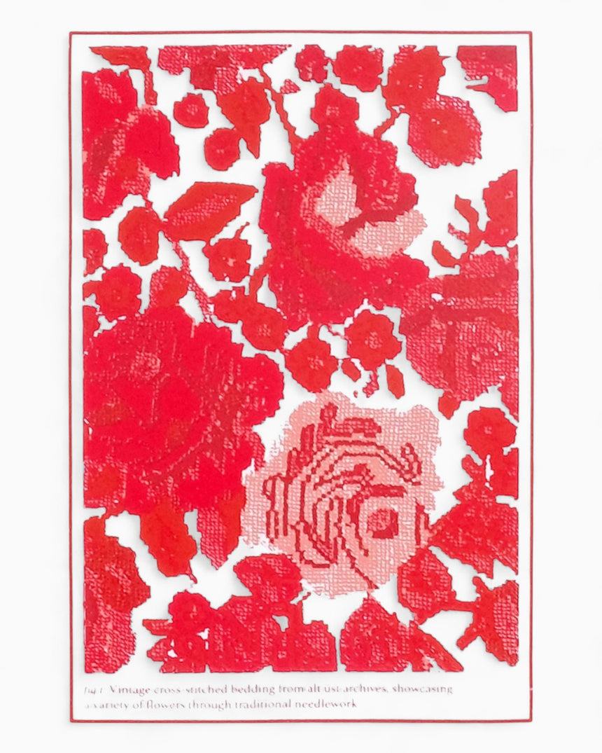 Alt Üst Cross Stitch T-Shirt