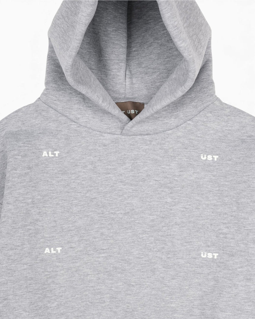 Alt Üst Grid Hoodie