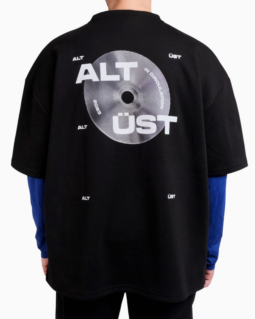 Alt Üst Grid T-Shirt