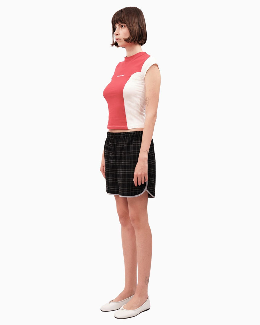 Alt Üst Panelled Baby Kadın T-Shirt