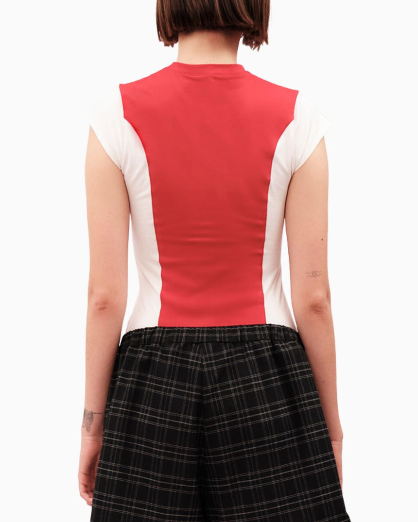 Alt Üst Panelled Baby Kadın T-Shirt