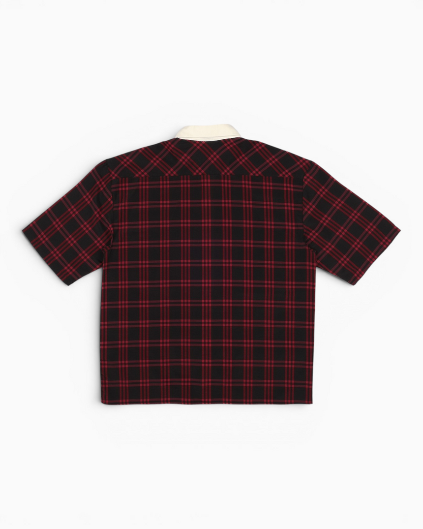 Alt Üst Plaid Poplin Gömlek