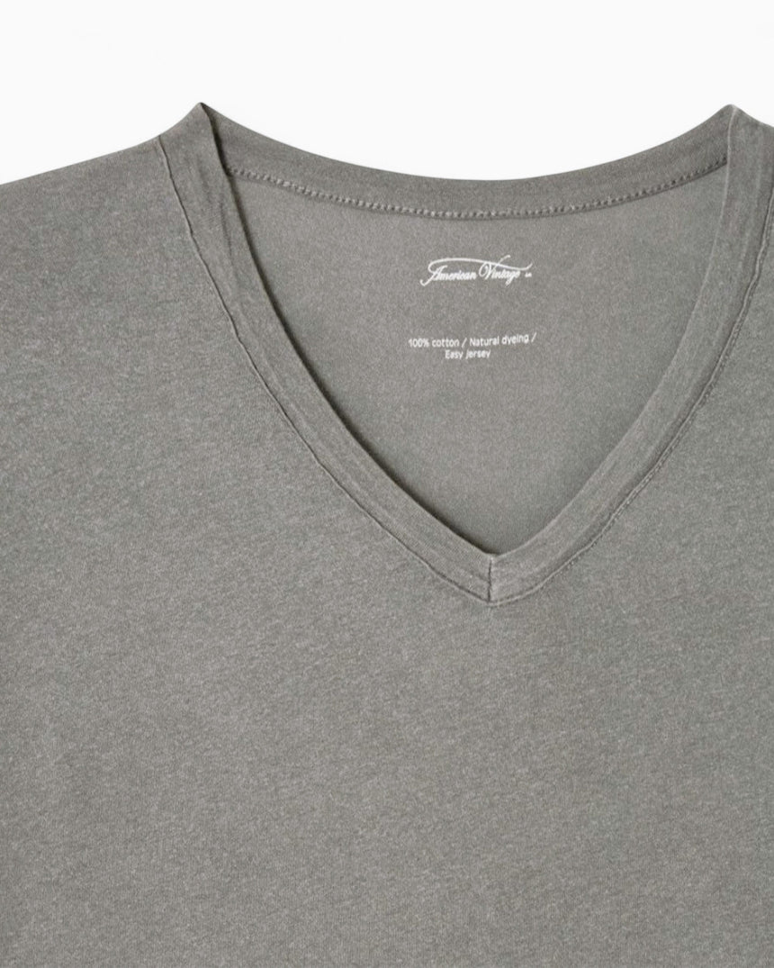 American Vintage Devon Erkek V-Neck T-Shirt