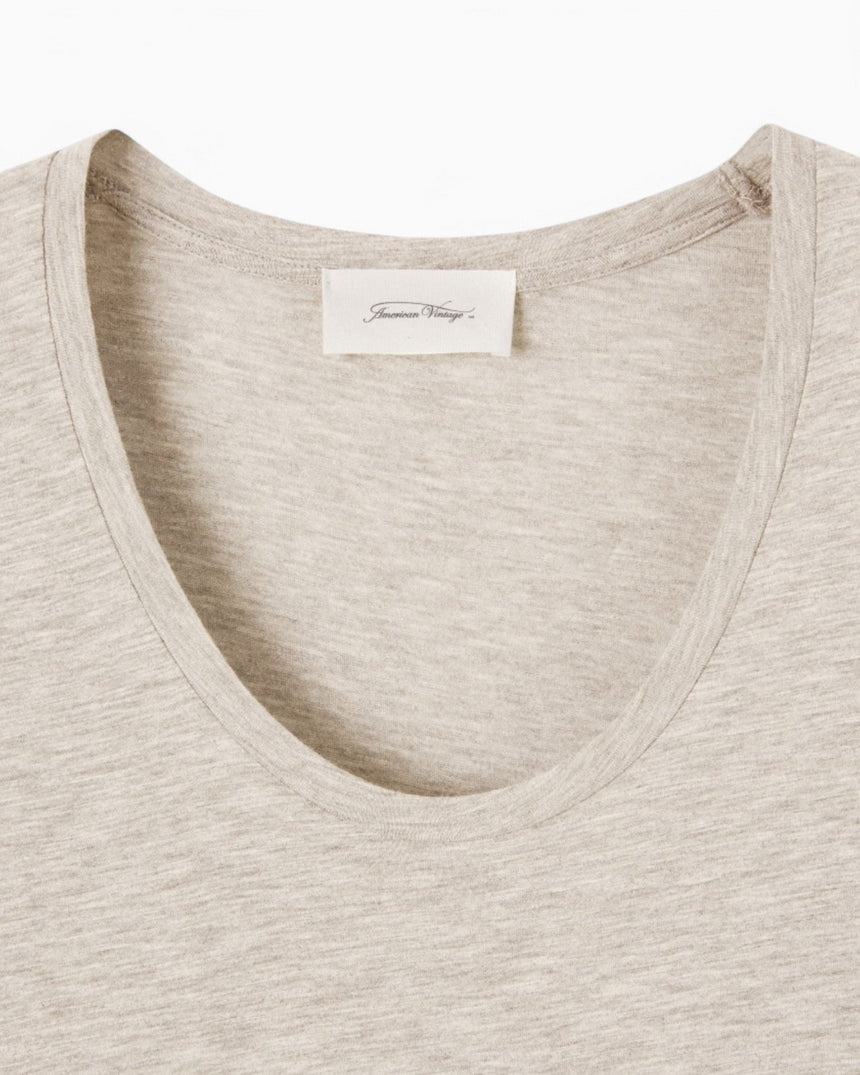 American Vintage Jacksonville Kadın U-Neck T-Shirt