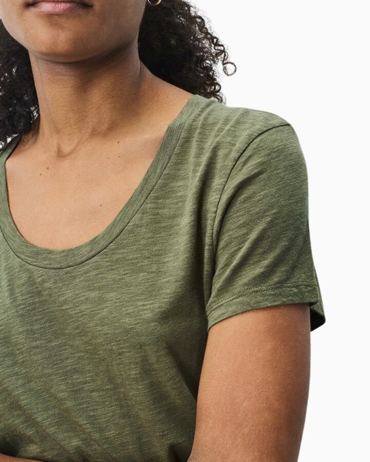 American Vintage Jacksonville Kadın U-Neck T-Shirt