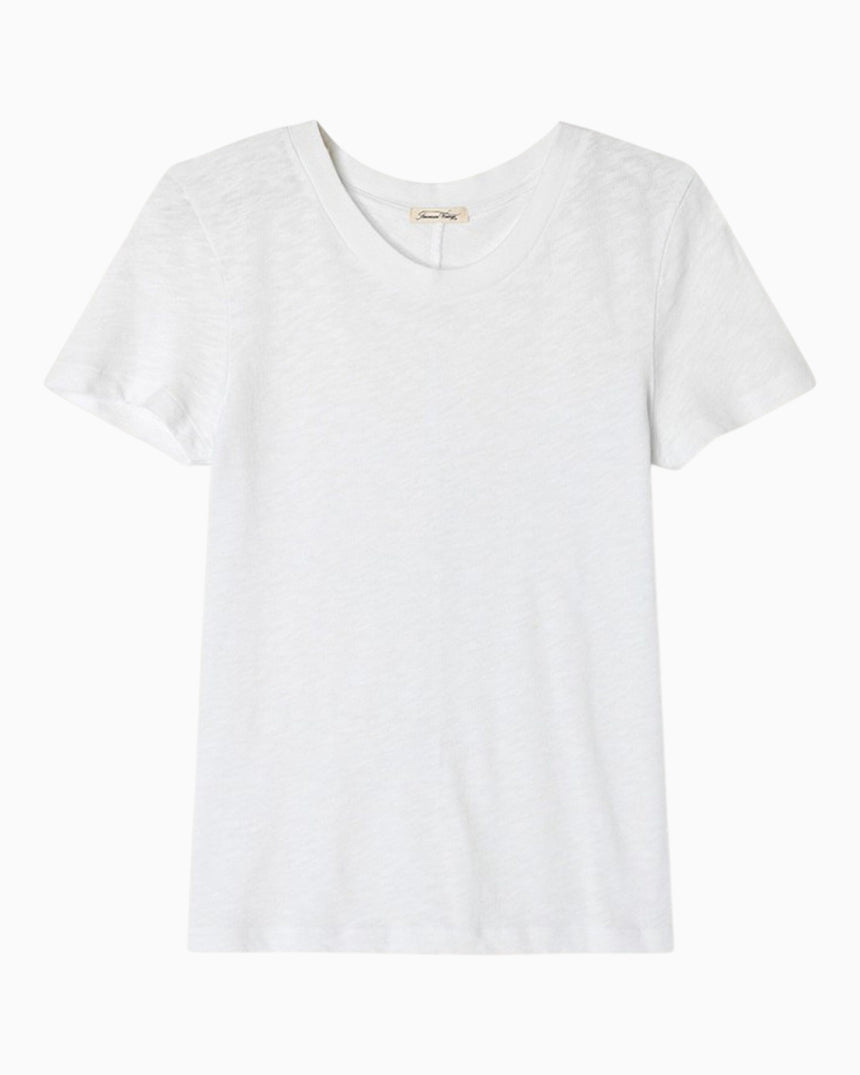 American Vintage Sonoma Kadın T-Shirt Blanc