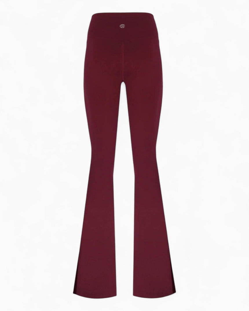 Anais&Margaux Split Flare Matt Kadın Tayt Burgundy