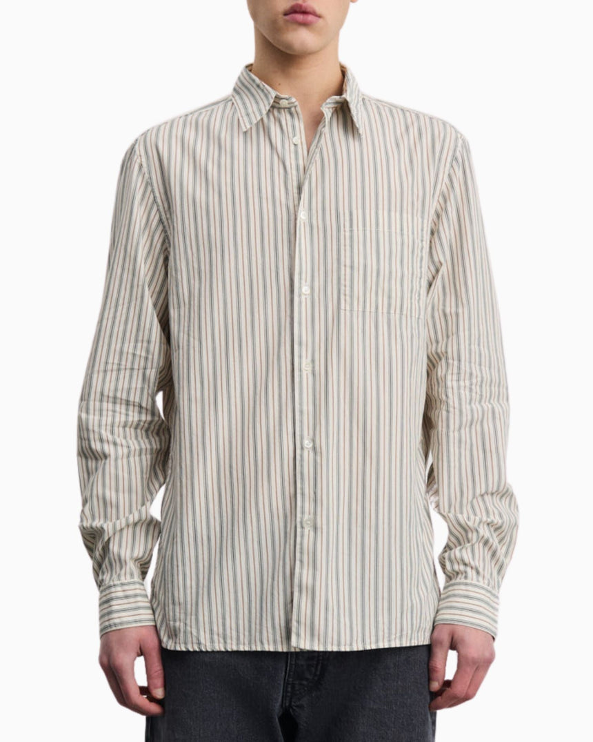 Another Aspect ANOTHER Shirt 3.0 Small Green Stripe