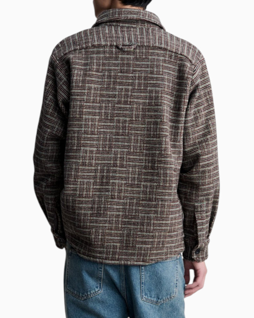 A.P.C. Baptiste Erkek Gömlek Ceket Gac Burgundy