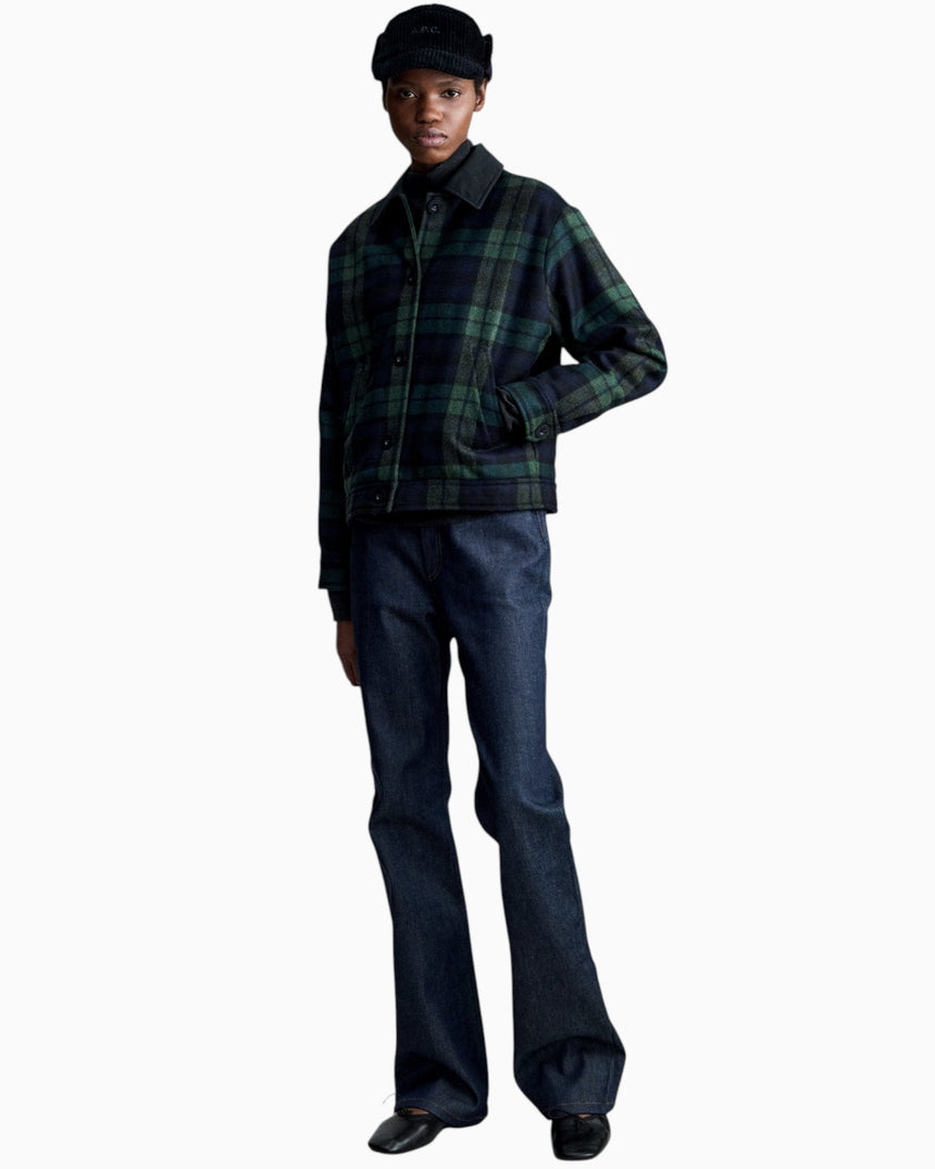 A.P.C. Blouson Anna Kadın Ceket Iak Dark Navy