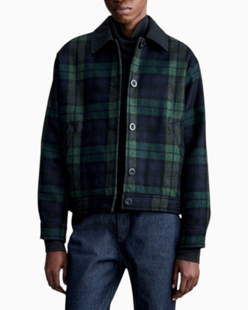 A.P.C. Blouson Anna Kadın Ceket Iak Dark Navy
