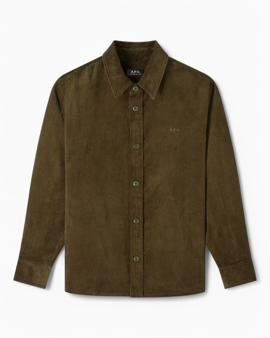 A.P.C. Bobby Overshirt Erkek Ceket Khaki