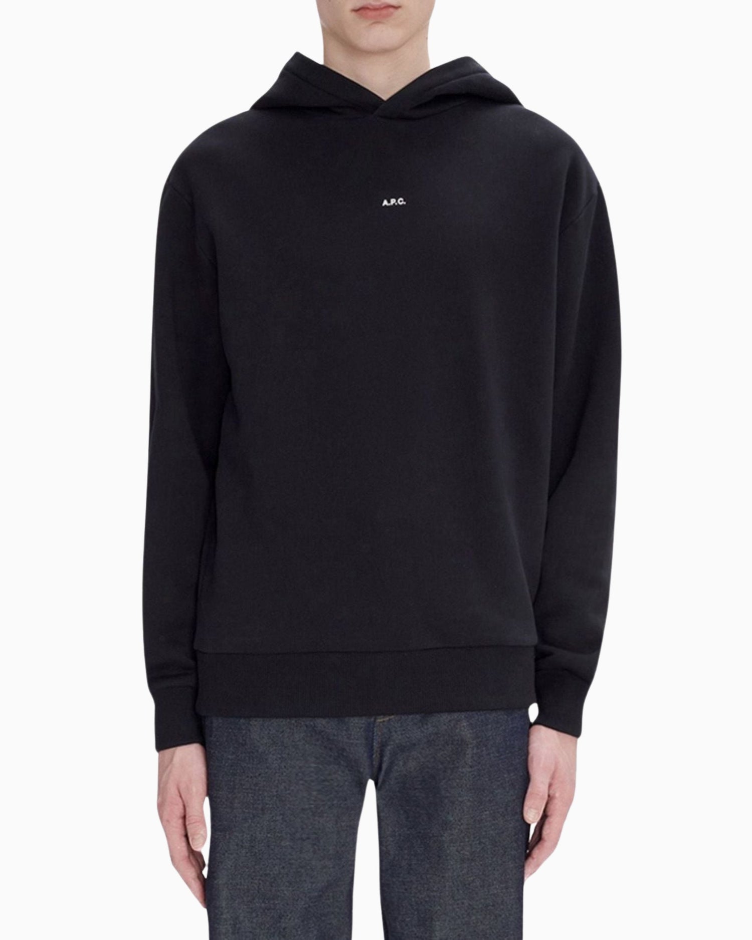 A.P.C. Boxy Micro Logo Hoodie