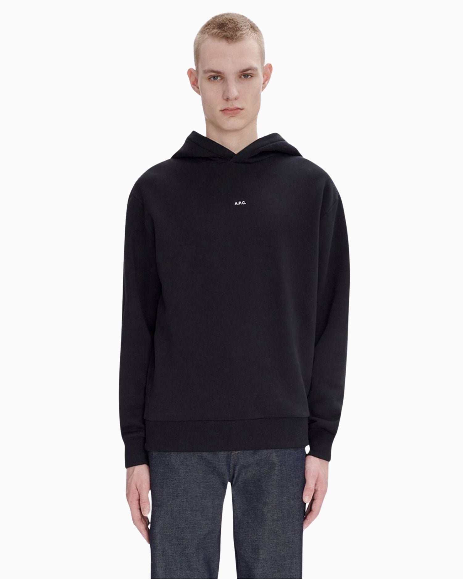 A.P.C. Boxy Micro Logo Hoodie