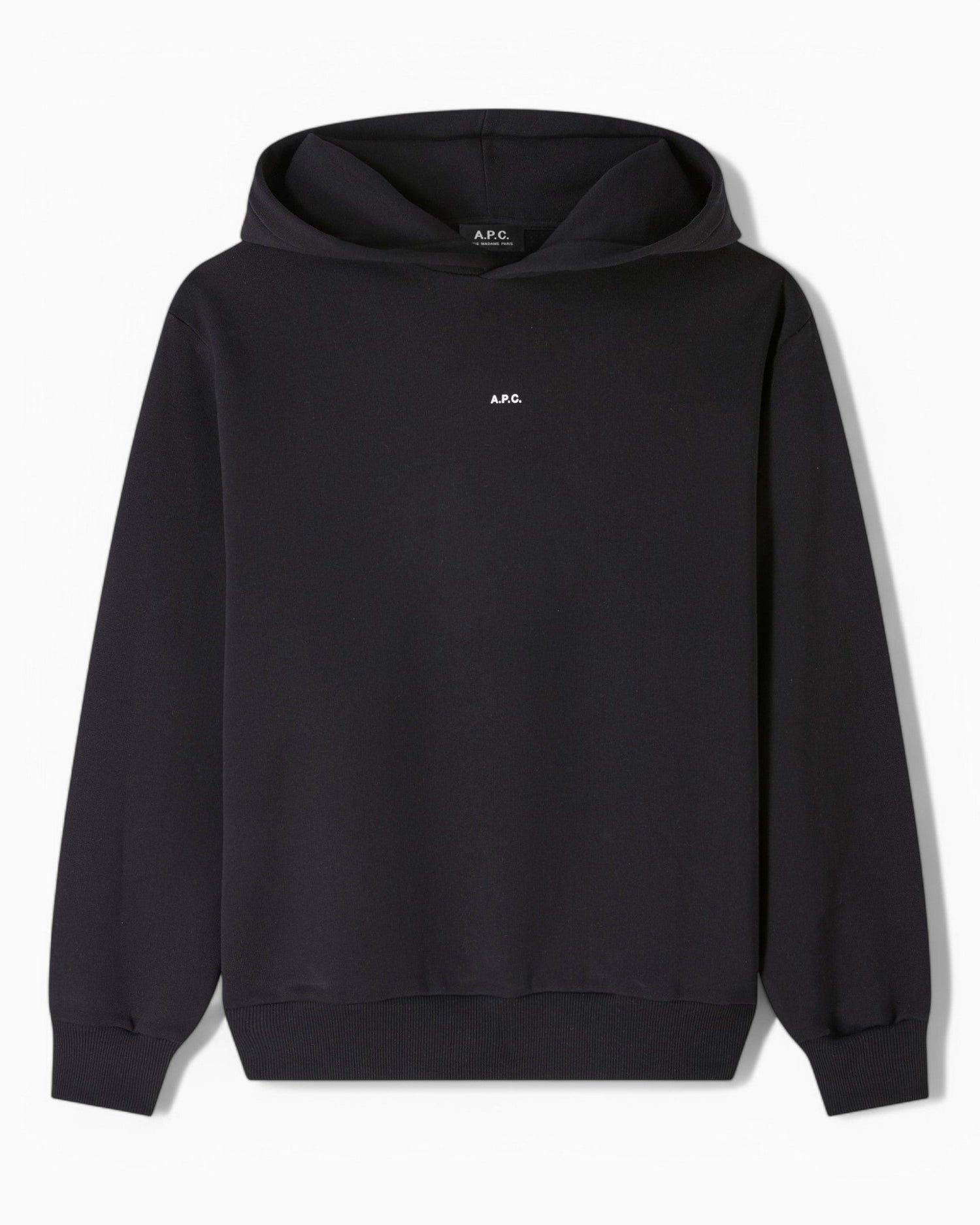 A.P.C. Boxy Micro Logo Hoodie Black/White