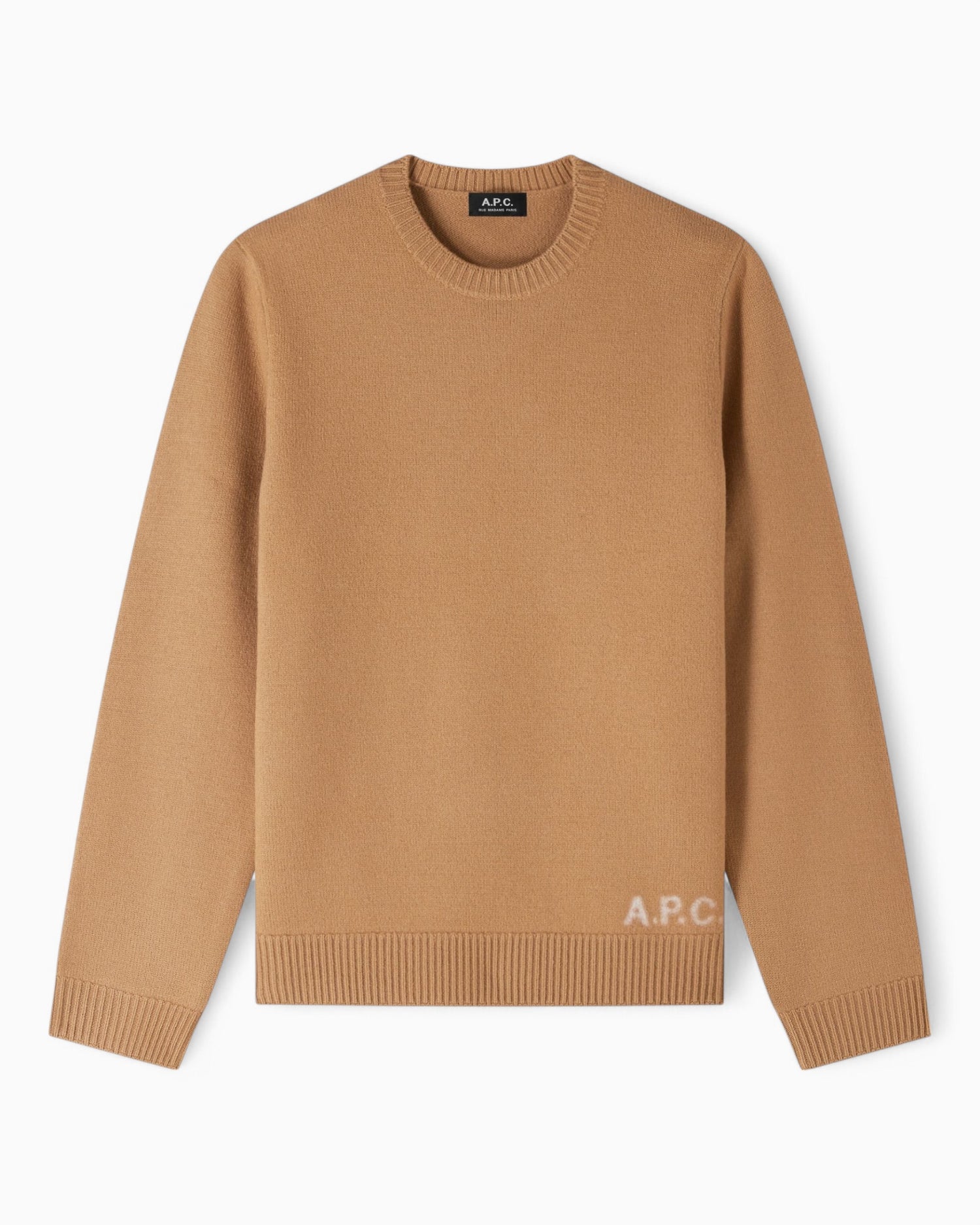 A.P.C. Edward Knit Erkek Kazak Camel