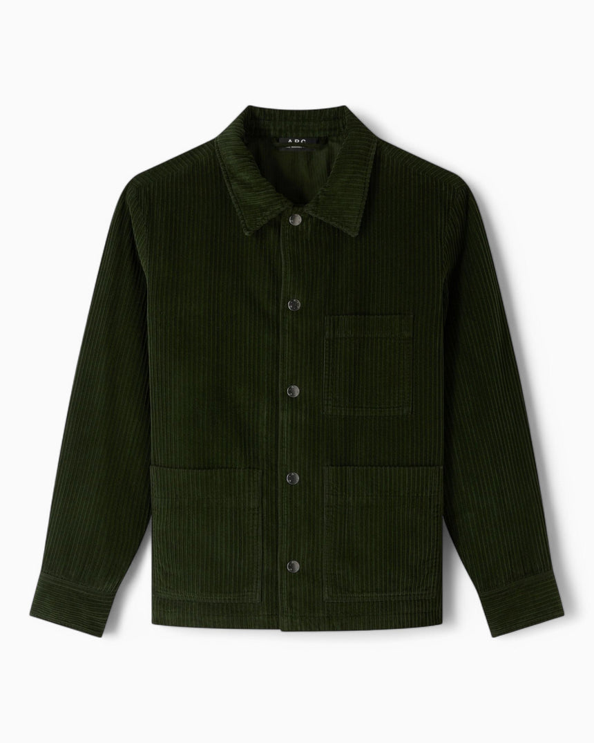 A.P.C. Emile Erkek Gömlek Ceket Forest Green