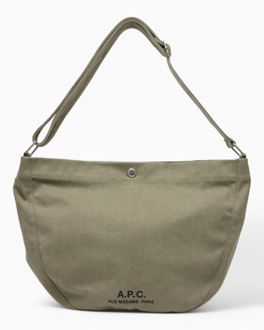 A.P.C. Journal Satchel Omuz Çantası Khaki