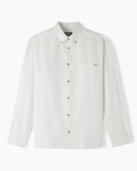 A.P.C. Mateo Logo Gömlek Off White