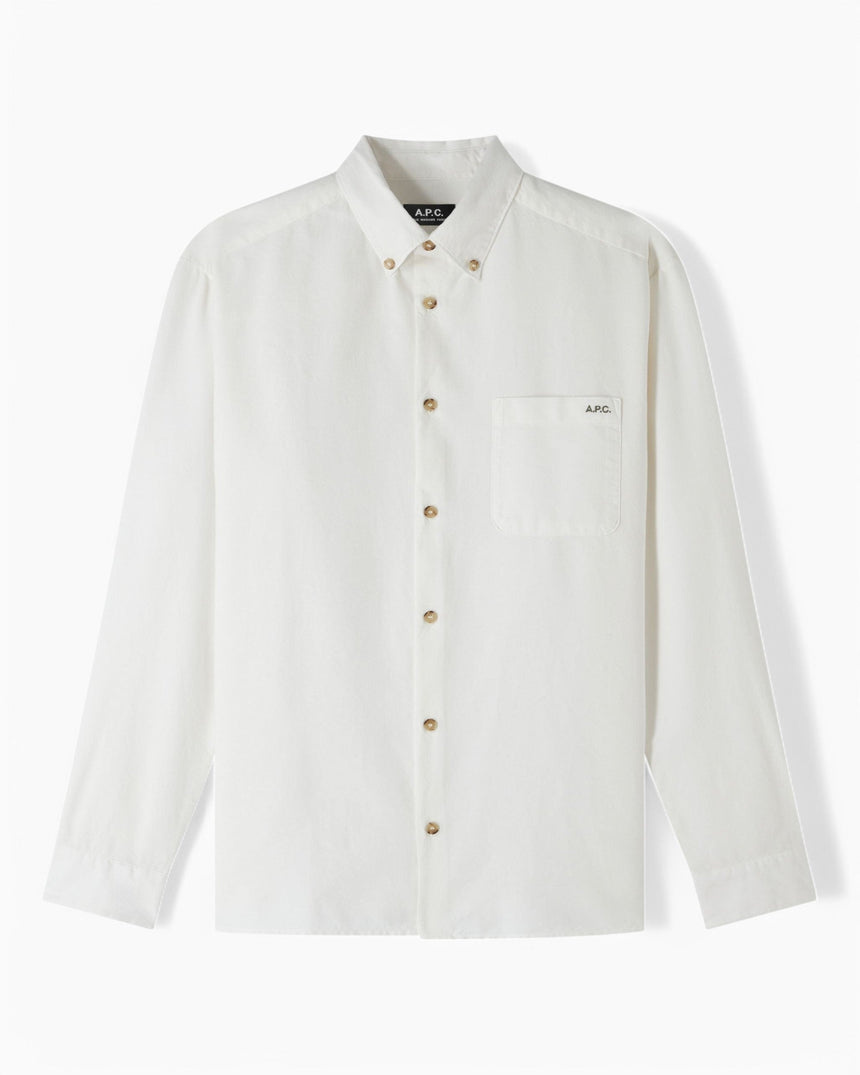 A.P.C. Mateo Logo Gömlek Off White