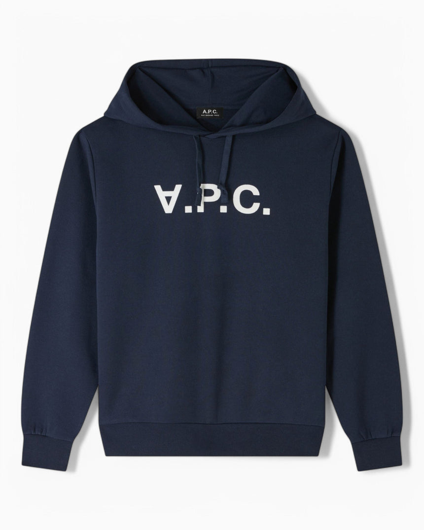 A.P.C. Standard Grand VPC Hoodie Navy/Ecru