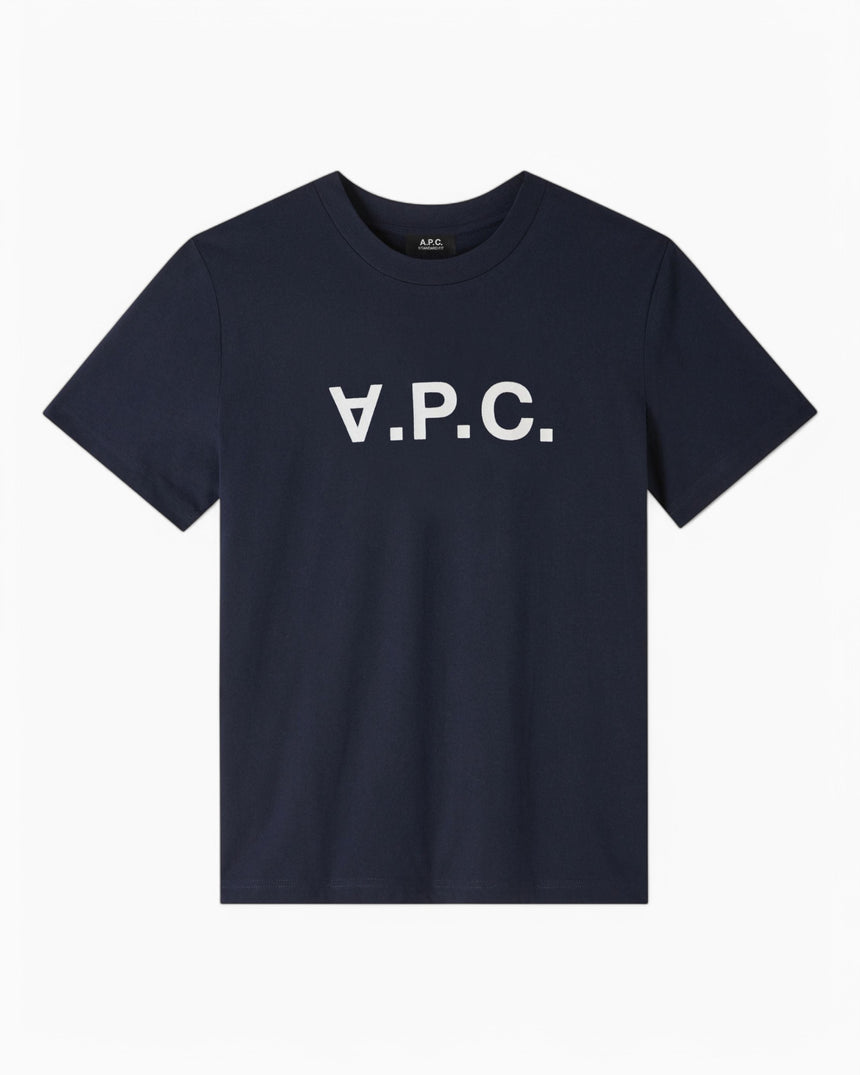 A.P.C. Standard Grand VPC T-Shirt Navy/Ecru
