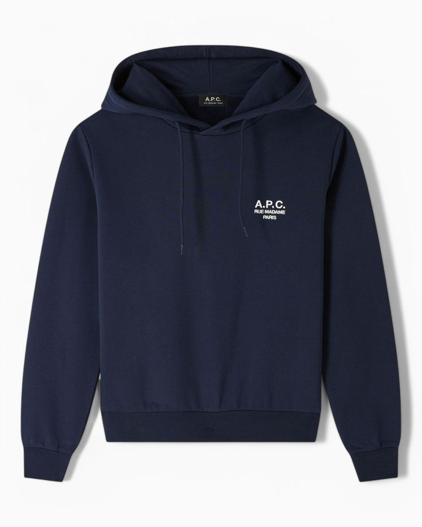 A.P.C. Standard Rue Madame Hoodie Navy/Ecru