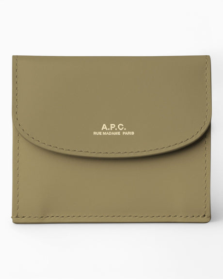 A.P.C. Trifold Genève Cüzdan Clay Green