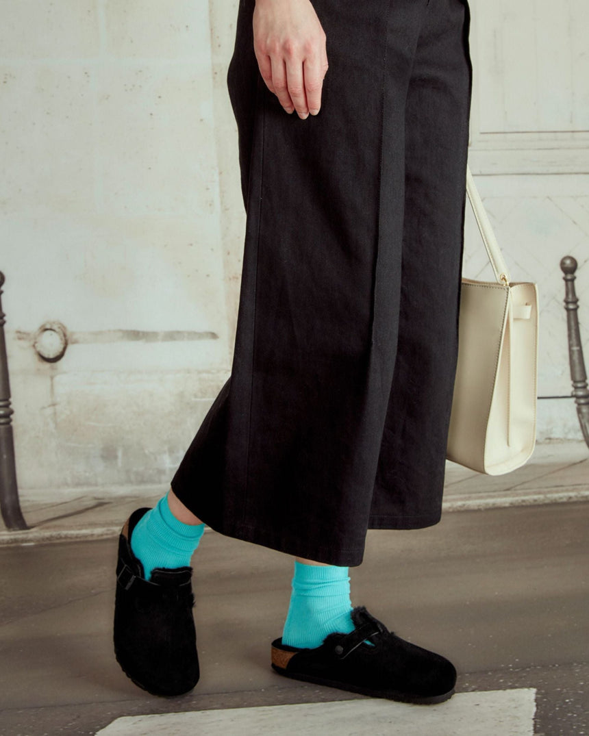 Birkenstock Boston Suede Shearling Terlik