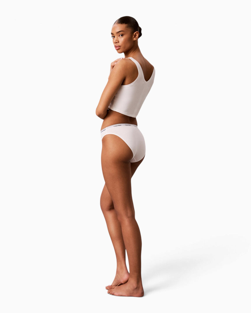 Calvin Klein Bikini 3PK Icon Logo - Kadın Established Red/Classic White/Seein
