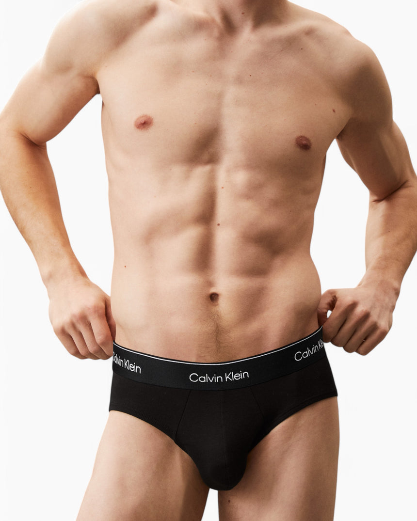 Calvin Klein Hip Brief 3PK Icon Stretch - Erkek