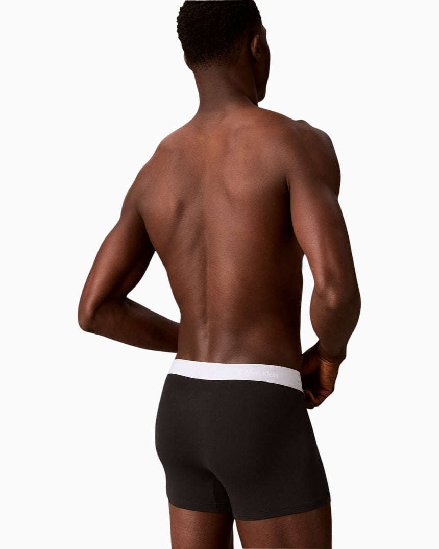 Calvin Klein Relaxed Trunks 3PK Icon Cotton Stretch - Erkek