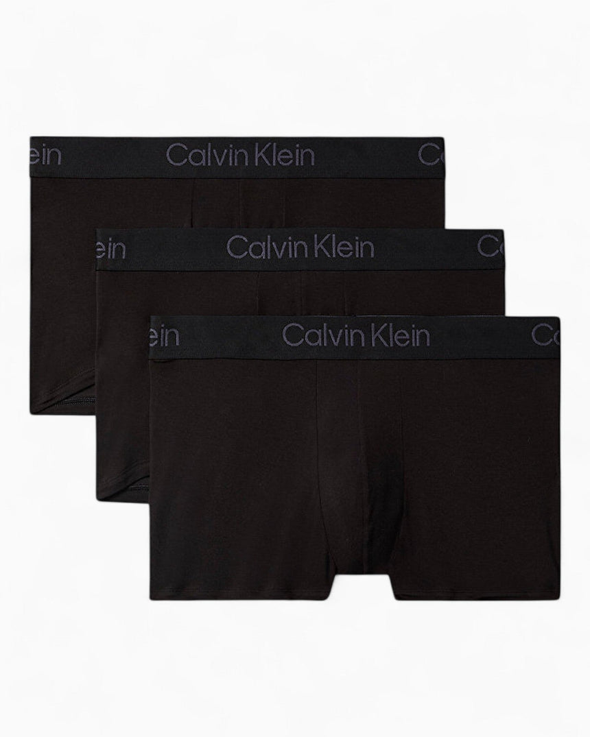 Calvin Klein Trunk 3PK Ultra Soft - Erkek Black