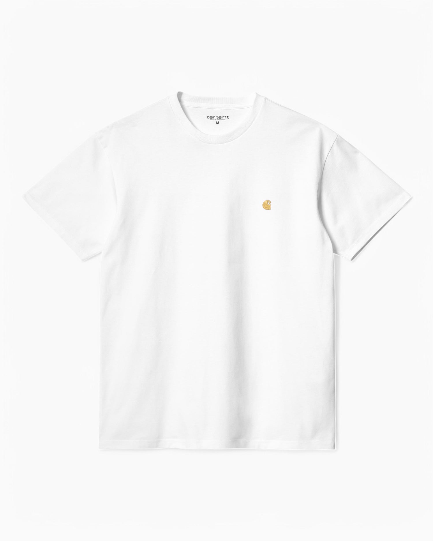 Carhartt WIP S/S Chase Erkek T-Shirt White/Gold