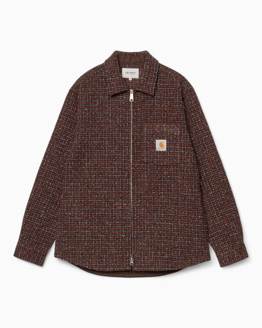 Carhartt WIP Bellamy Erkek Gömlek Ceket Bellamy Check/Tobacco