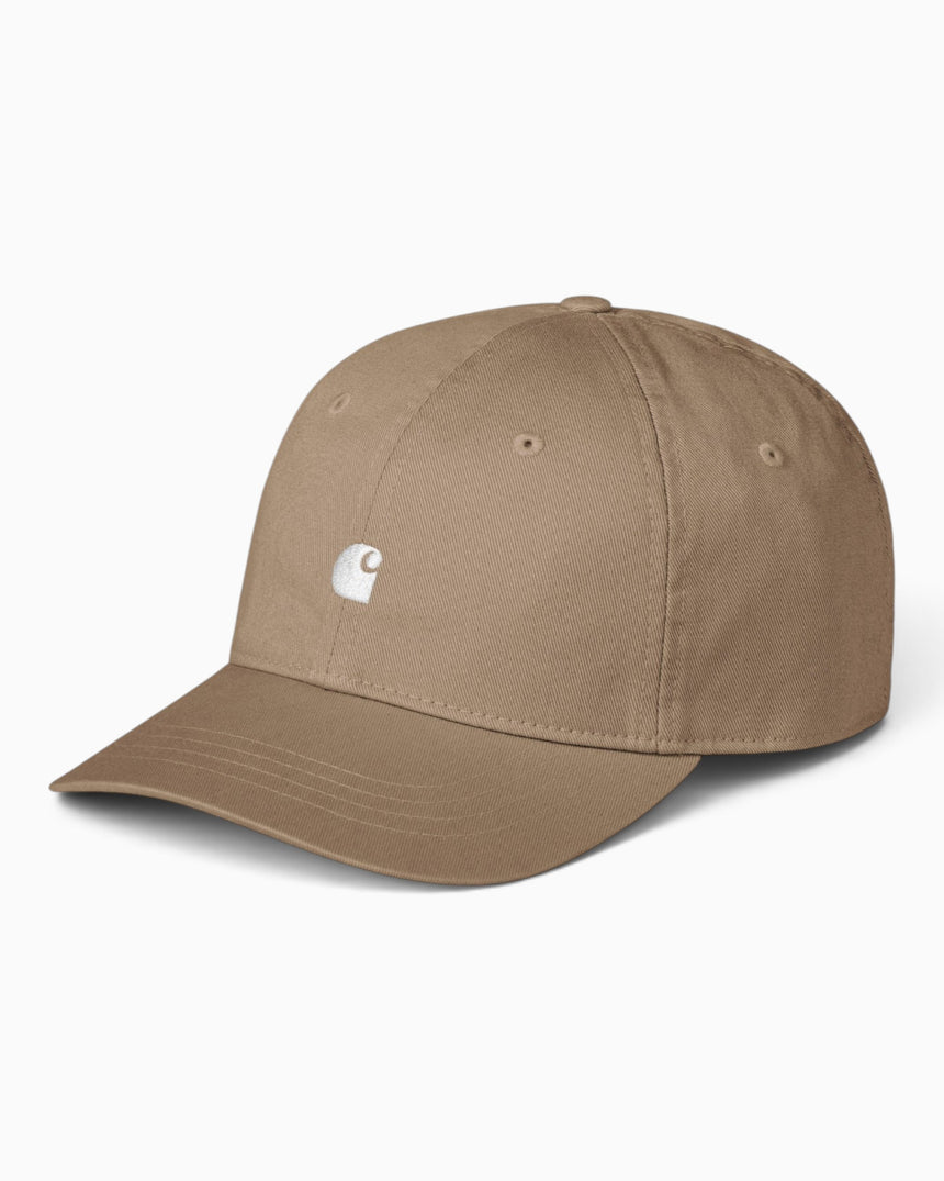 Carhartt WIP Madison Logo Cap Leather/White