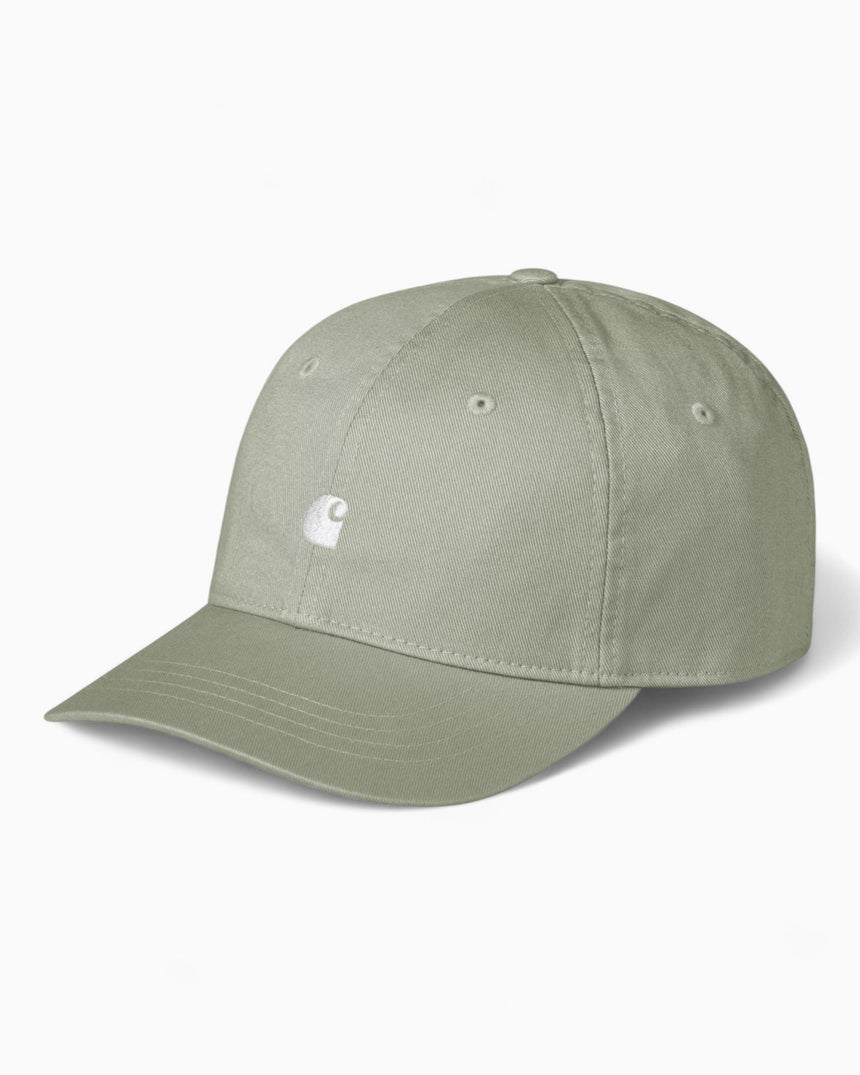 Carhartt WIP Madison Logo Cap Pale Olive/White