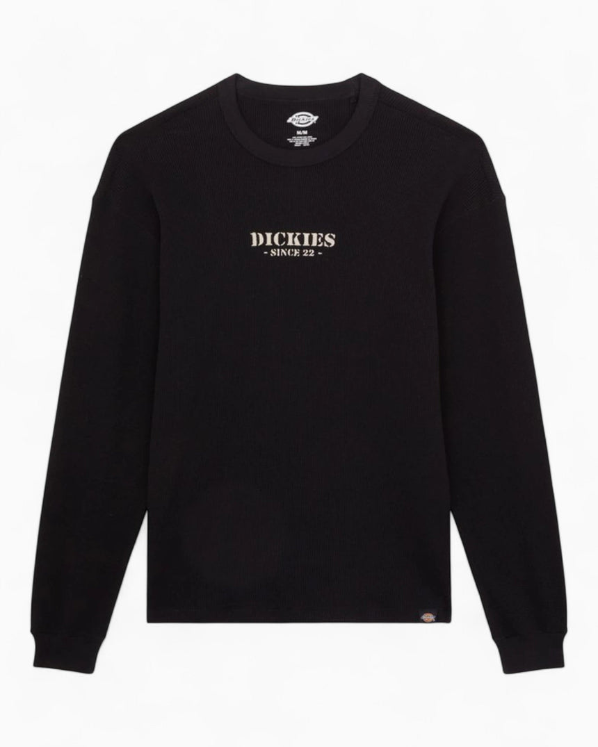 Dickies Dickies Waffle Erkek T-Shirt Black